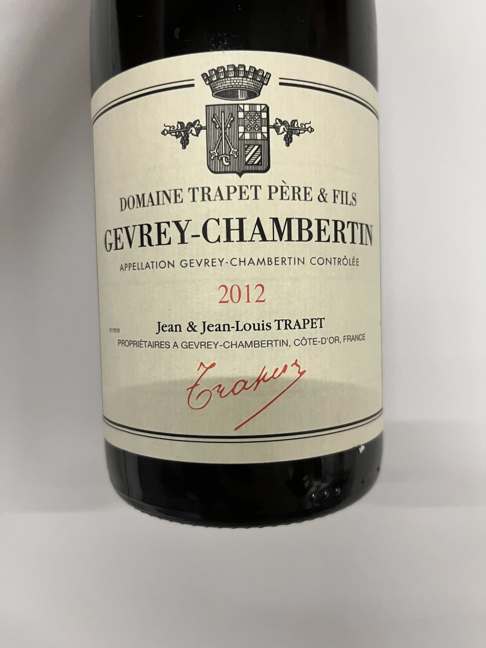 Domaine Trapet Père et Fils Gevrey-Chambertin Ostrea 2012