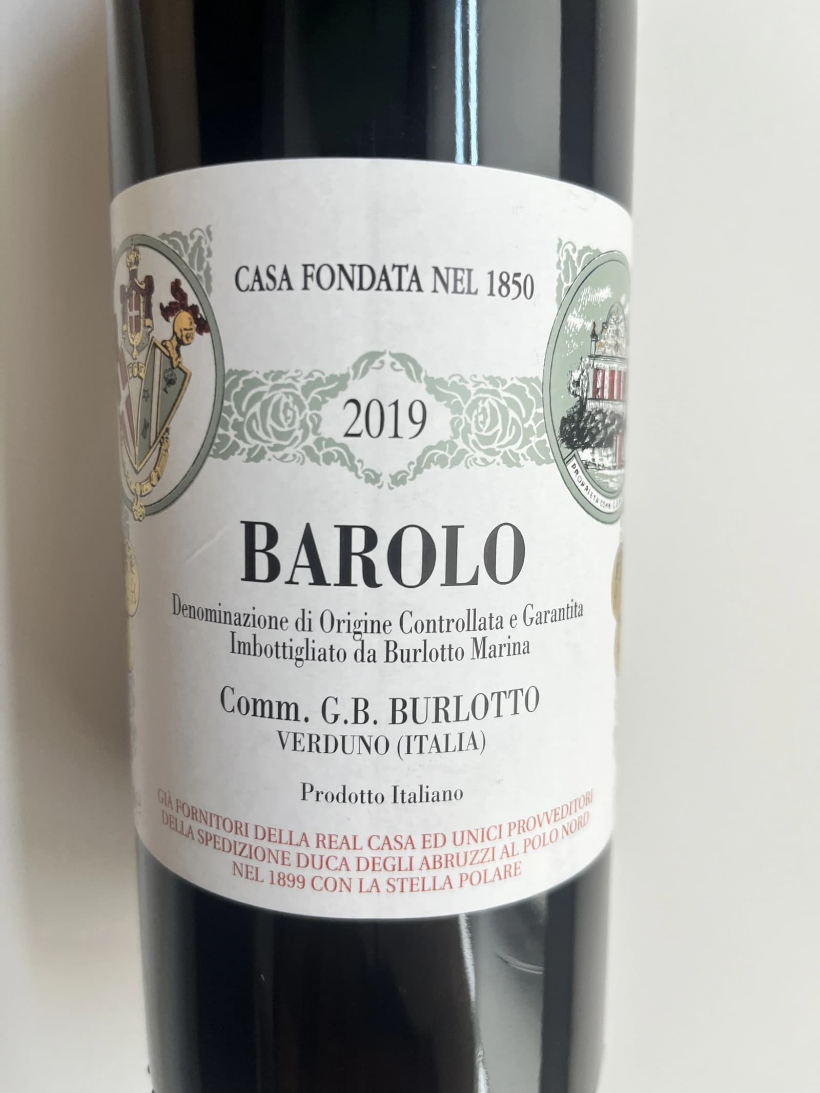 Comm. G.B. Burlotto Barolo 2019