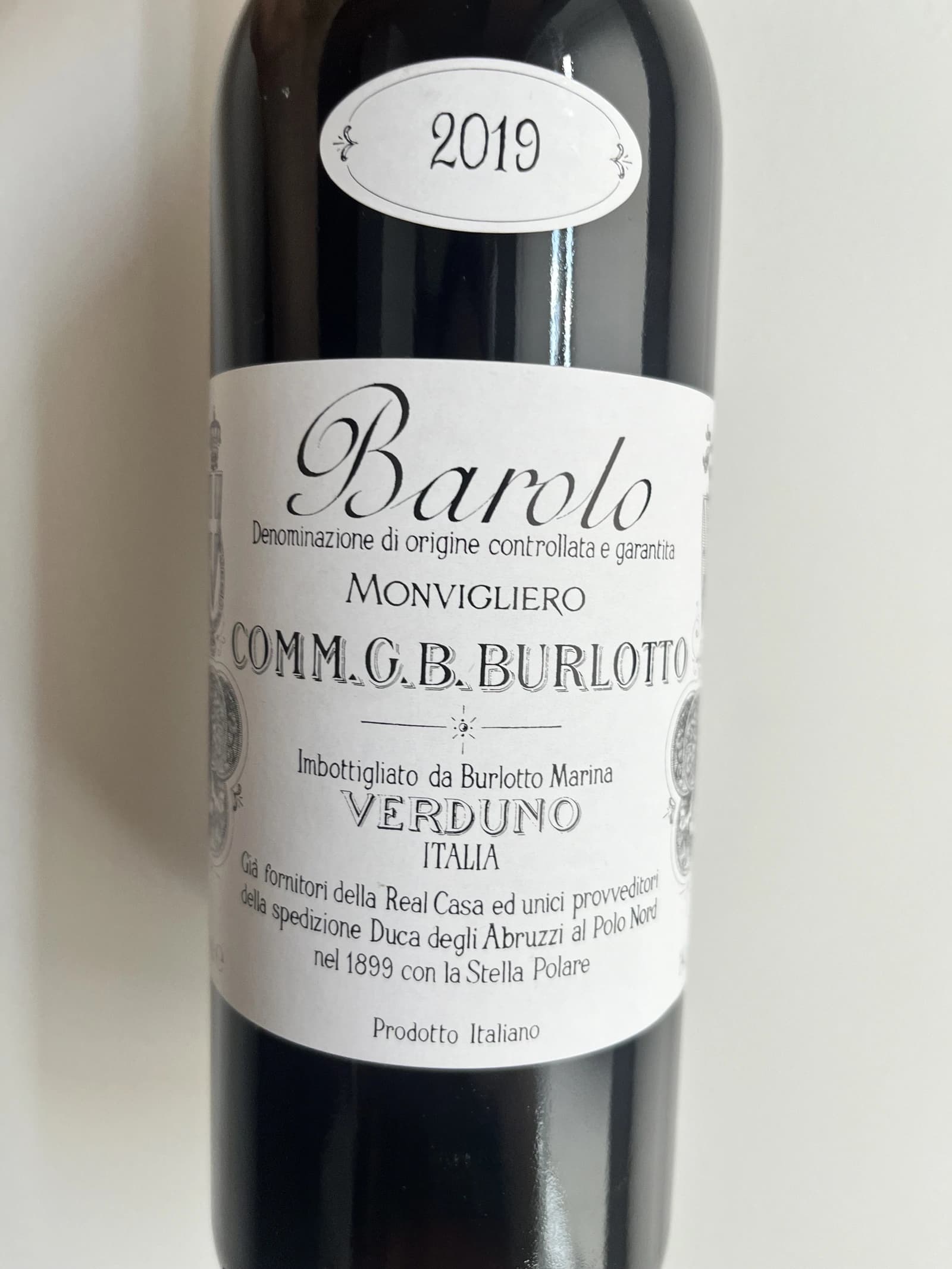 Comm. G.B. Burlotto Barolo Monvigliero 2019